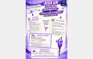 Recrutement – Entraîneur(e) Gymnastique Rythmique