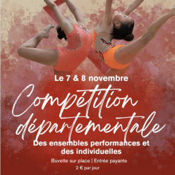 Championnat DEPARTEMENTAL (indiv + ensembles nationaux)